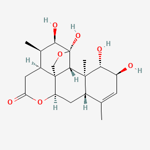 molecular formula C20H28O7 B1207505 Chaparrin CAS No. 4616-50-6