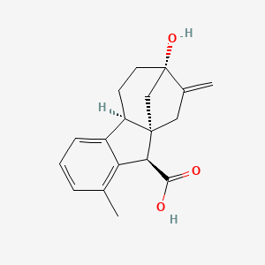 molecular formula C18H20O3 B1207507 Allogibberic acid CAS No. 427-79-2