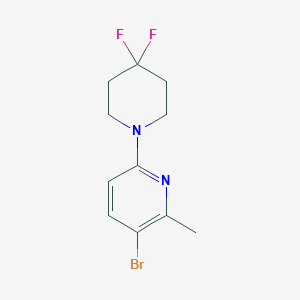 5'-Bromo-4,4-difluoro-6'-methyl-3,4,5,6-tetrahydro-2H-[1,2']bipyridinyl