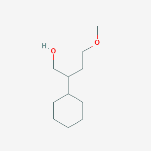 molecular formula C11H22O2 B12075147 2-Cyclohexyl-4-methoxybutan-1-ol 