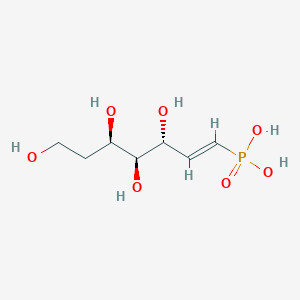 molecular formula C7H15O7P B1207516 2-Deoxy-D-glucitol 6-(E)-vinylhomophosphonate 