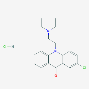 2-Chloro-10-(2-(diethylamino)ethyl)acridin-9(10H)-one hydrochloride