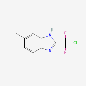 2-(Chlorodifluoromethyl)-6-methyl-1H-benzimidazole