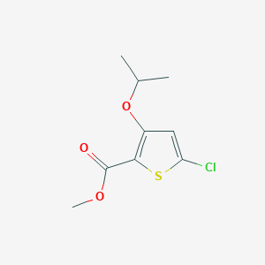 molecular formula C9H11ClO3S B12075254 Methyl 5-chloro-3-isopropoxythiophene-2-carboxylate 