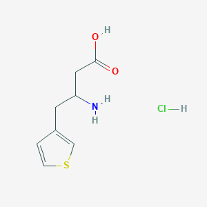 3-Amino-4-(thiophen-3-YL)butanoic acid hydrochloride