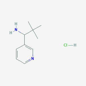 2,2-Dimethyl-1-(pyridin-3-yl)propan-1-amine hydrochloride