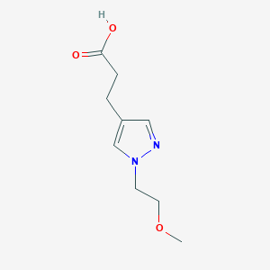 3-[1-(2-methoxyethyl)-1H-pyrazol-4-yl]propanoic acid