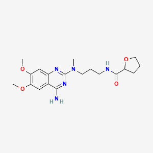 molecular formula C19H27N5O4 B1207546 盐酸阿夫索罗星 CAS No. 81403-80-7