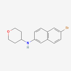 (6-Bromo-naphthalen-2-yl)-(tetrahydro-pyran-4-yl)-amine