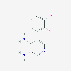 5-(2,3-Difluorophenyl)pyridine-3,4-diamine