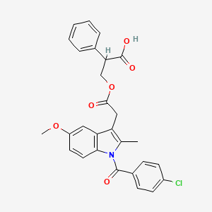 molecular formula C28H24ClNO6 B1207560 Tropesin CAS No. 65189-78-8