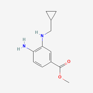 Methyl 4-amino-3-[(cyclopropylmethyl)amino]benzoate