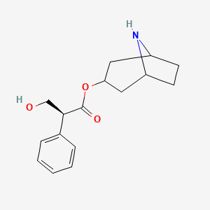 molecular formula C16H21NO3 B1207562 Norhyoscyamine 