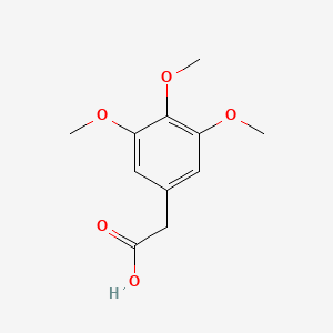 molecular formula C11H14O5 B1207566 3,4,5-Trimethoxyphenylacetic acid CAS No. 951-82-6