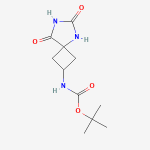 tert-Butyl (6,8-dioxo-5,7-diazaspiro[3.4]octan-2-yl)carbamate