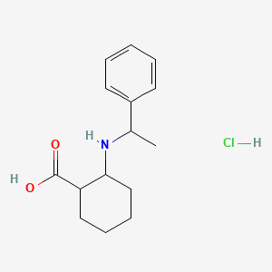 (1S,2R)-2-(((R)-1-Phenylethyl)amino)cyclohexanecarboxylic acid hydrochloride