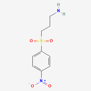 3-(4-Nitrobenzenesulfonyl)propan-1-amine