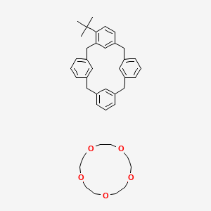 4-Tert-butylpentacyclo[19.3.1.13,7.19,13.115,19]octacosa-1(24),3,5,7(28),9,11,13(27),15(26),16,18,21(25),22-dodecaene;1,4,7,10,13-pentaoxacyclopentadecane