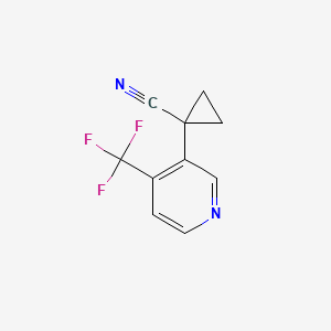 1-[4-(Trifluoromethyl)-3-pyridyl]cyclopropanecarbonitrile