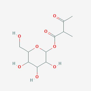 molecular formula C11H18O8 B12075981 trans-beta-D-Glucopyranosyl methylacetoacetate 