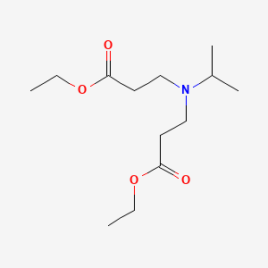 beta-Alanine, N-(3-ethoxy-3-oxopropyl)-N-(1-methylethyl)-, ethyl ester