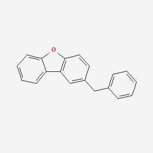 molecular formula C19H14O B12076005 2-Benzyldibenzofuran CAS No. 99329-32-5