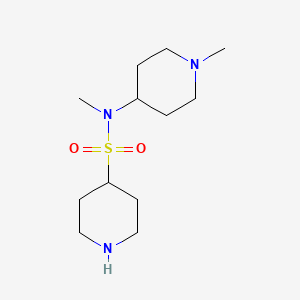 N-methyl-N-(1-methylpiperidin-4-yl)piperidine-4-sulfonamide