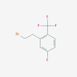 2-(2-Bromoethyl)-4-fluoro-1-(trifluoromethyl)benzene