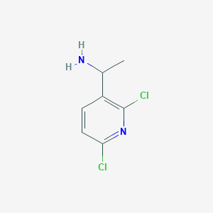 1-(2,6-Dichloropyridin-3-yl)ethan-1-amine