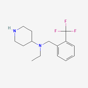 N-Ethyl-N-(2-(trifluoromethyl)benzyl)piperidin-4-amine