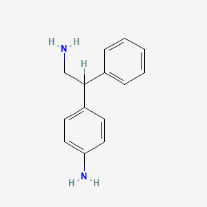 B1207606 p-Amino-beta-phenylphenethylamine CAS No. 6578-31-0