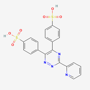 molecular formula C20H14N4O6S2 B1207613 游离铁红试剂酸 CAS No. 32796-55-7