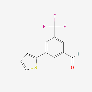 3-Thiophen-2-yl-5-trifluoromethyl-benzaldehyde