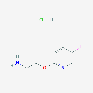 2-((5-Iodopyridin-2-yl)oxy)ethan-1-amine hydrochloride