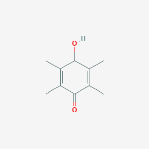 B1207622 2,5-Cyclohexadien-1-one, 4-hydroxy-2,3,5,6-tetramethyl- CAS No. 5664-09-5