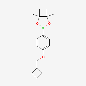 2-(4-(Cyclobutylmethoxy)phenyl)-4,4,5,5-tetramethyl-1,3,2-dioxaborolane