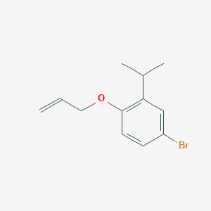 4-Bromo-1-(prop-2-en-1-yloxy)-2-(propan-2-yl)benzene