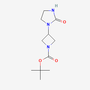 Tert-butyl 3-(2-oxoimidazolidin-1-yl)azetidine-1-carboxylate