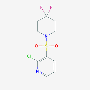 2-Chloro-3-((4,4-difluoropiperidin-1-yl)sulfonyl)pyridine