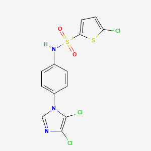 2-Thiophenesulfonamide, 5-chloro-N-[4-(4,5-dichloro-1H-imidazol-1-yl)phenyl]-