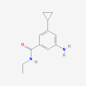 3-Amino-5-cyclopropyl-N-ethylbenzamide