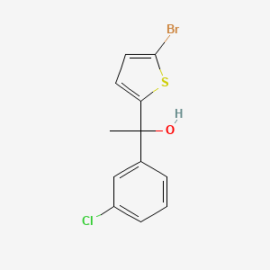 rac-1-(5-Bromo-2-thienyl)-1-(3-chlorophenyl)ethanol