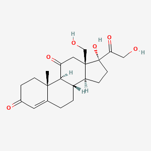 molecular formula C21H28O6 B1207637 18-Hydroxycortisone CAS No. 96737-55-2