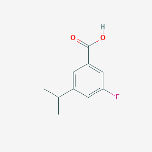 molecular formula C10H11FO2 B12076462 3-Fluoro-5-isopropylbenzoic acid 