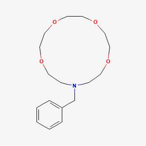 B1207648 13-(Phenylmethyl)-1,4,7,10-tetraoxa-13-azacyclopentadecane CAS No. 71089-11-7