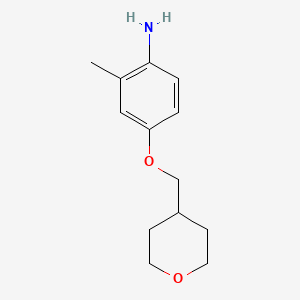 2-Methyl-4-[(oxan-4-yl)methoxy]aniline