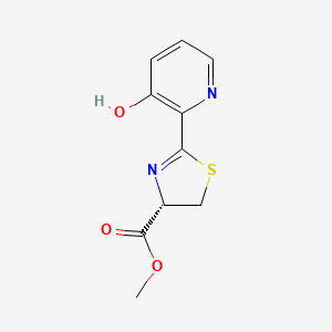 B1207651 Desferriferrithiocin CAS No. 76045-30-2