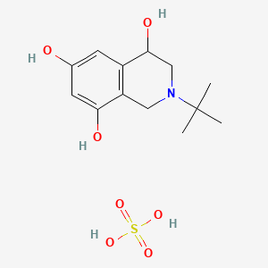 2-tert-Butyl-1,2,3,4-tetrahydro-isoquinoline-4,6,8-triol Hemisulfate Hydrate