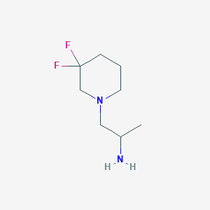 1-(3,3-Difluoropiperidin-1-yl)propan-2-amine