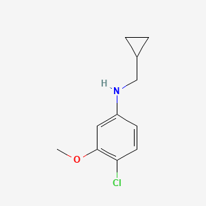 4-Chloro-N-(cyclopropylmethyl)-3-methoxyaniline